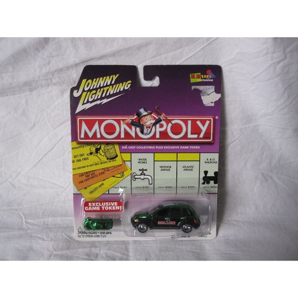 NEW Johnny Lightning Monopoly North Carolina Ave Chrysler PT Cruiser +Game Token - Picture 1 of 3